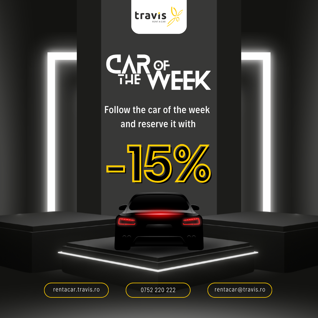 CAR OF THE WEEK - Weekly discount for car rentals | Travis Rent a Car